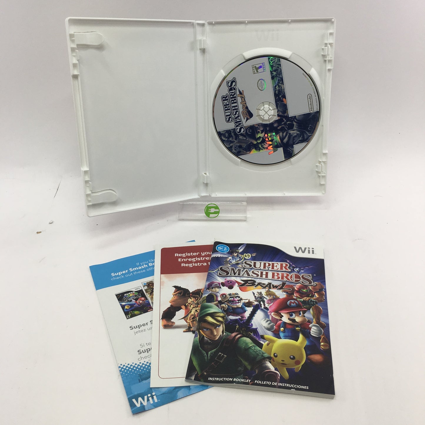 Super Smash Bros. Brawl (Nintendo Wii, 2008) CIB w Inserts