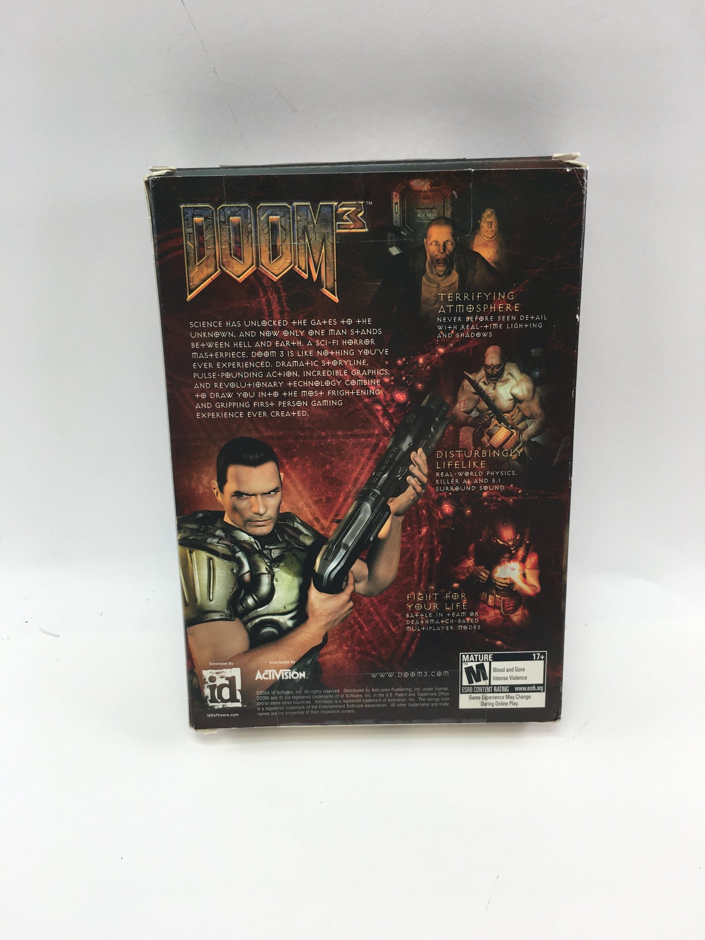 Doom III (PC, 2004) Complete in Original Box w/ Keyboard Reference Card, CIB