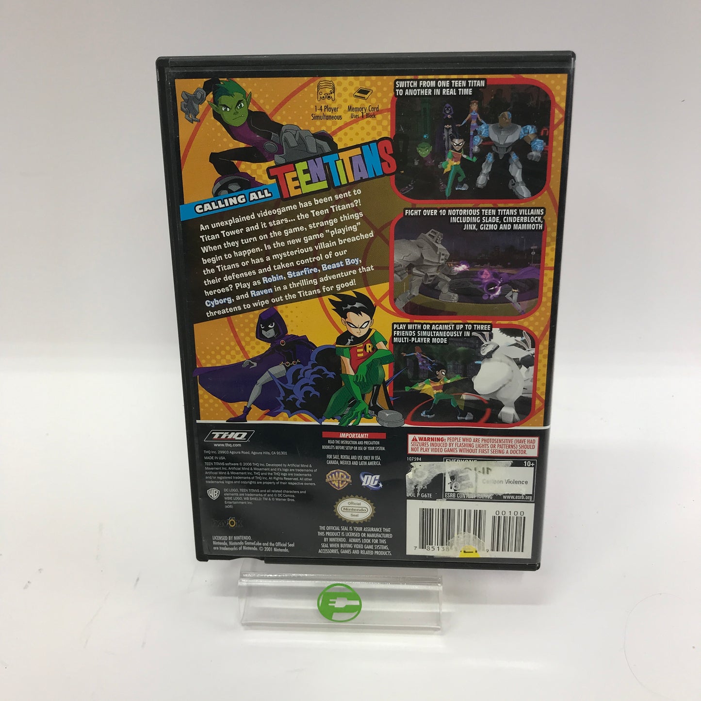 Teen Titans (Nintendo GameCube, 2006) Original Box, No Manual