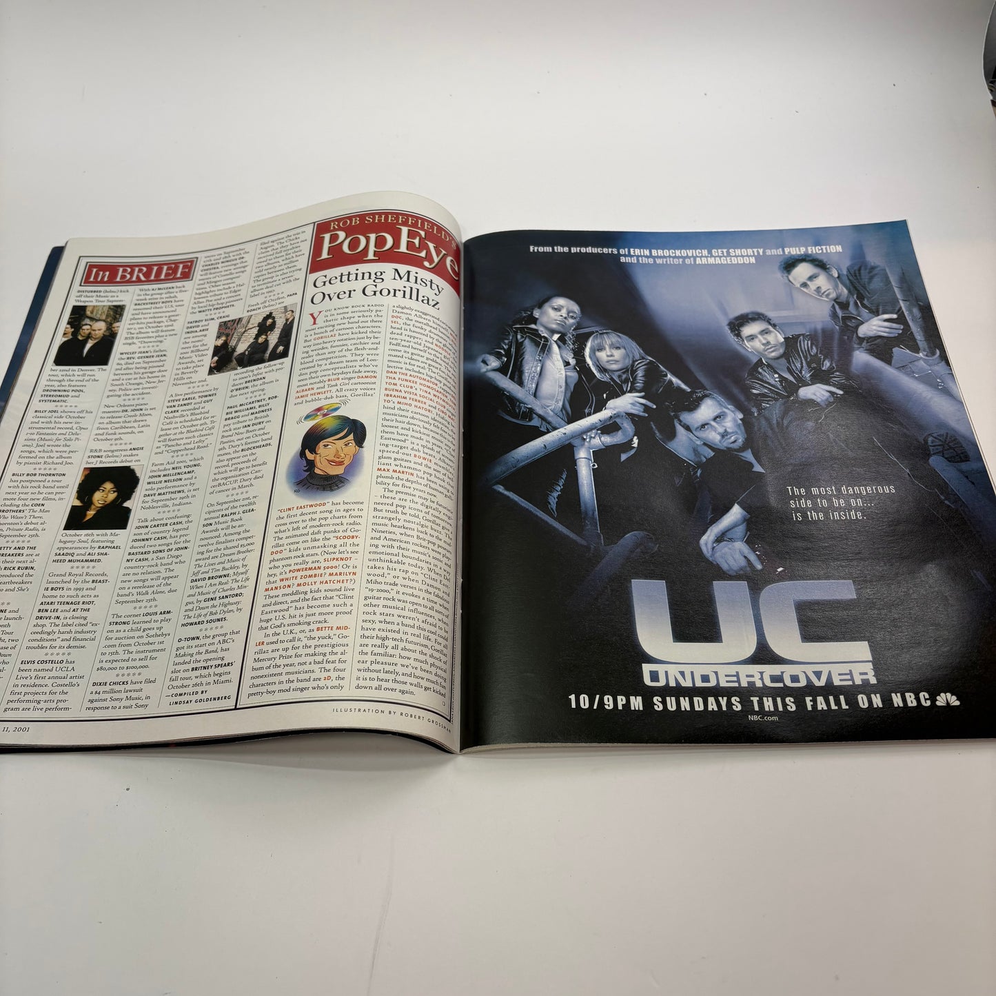 RollingStones Slipknot October 11, 2001 Magazine ISSUE 879