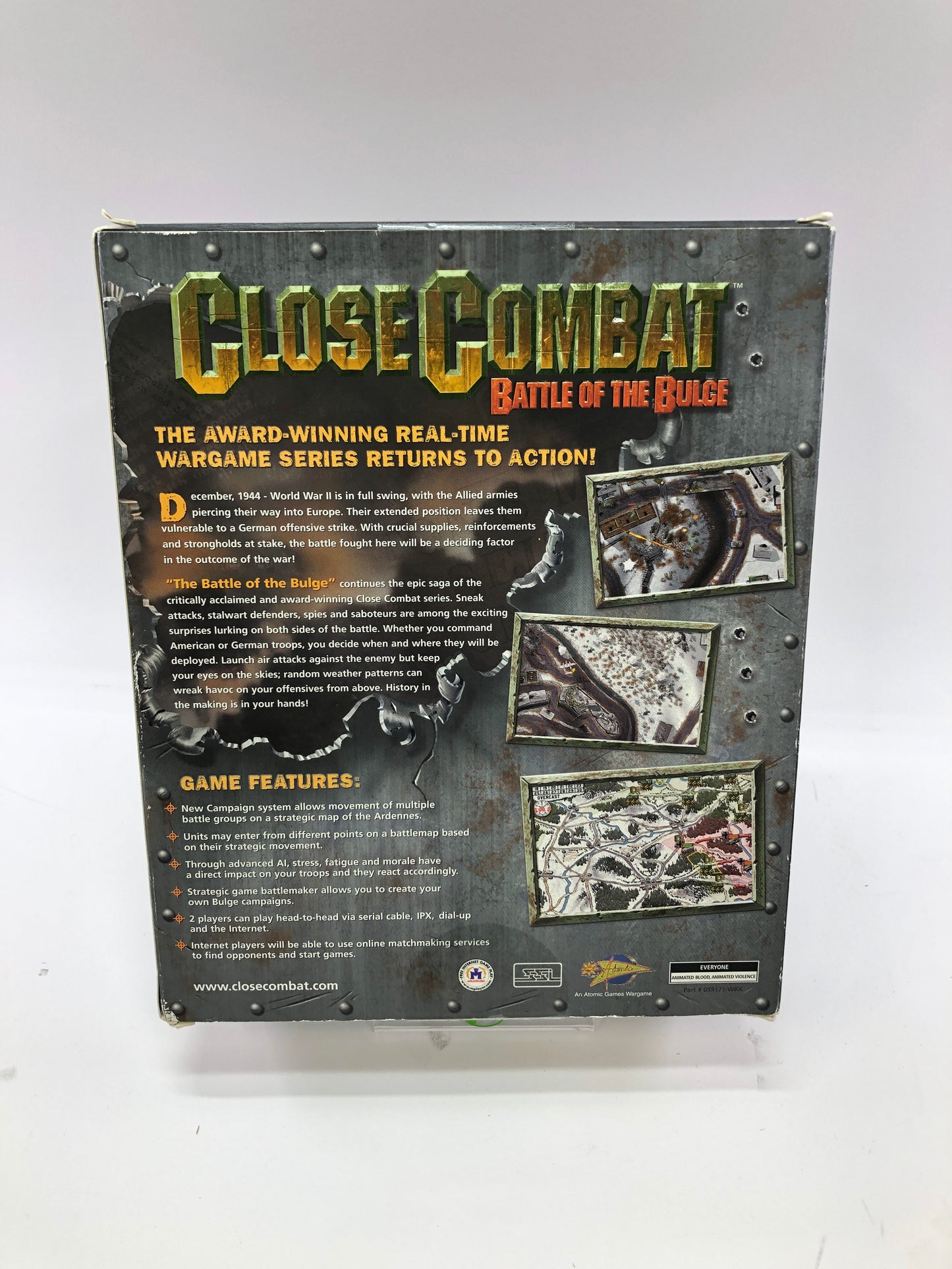 New Close Combat Battle of the Bulge (PC, 1998) Factor Sealed