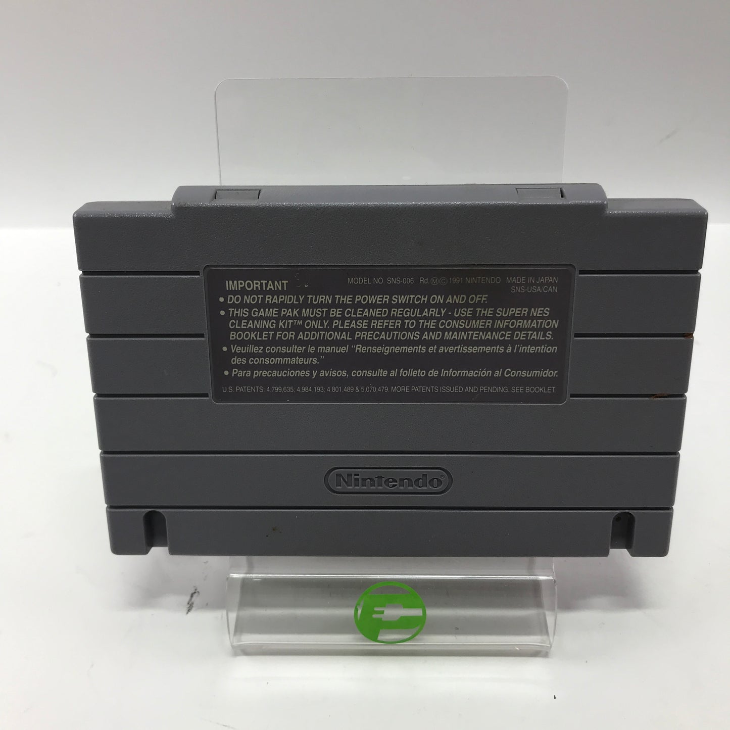 Teenage Mutant Ninja Turtles IV Turtles in Time (Super Nintendo SNES, 1992)