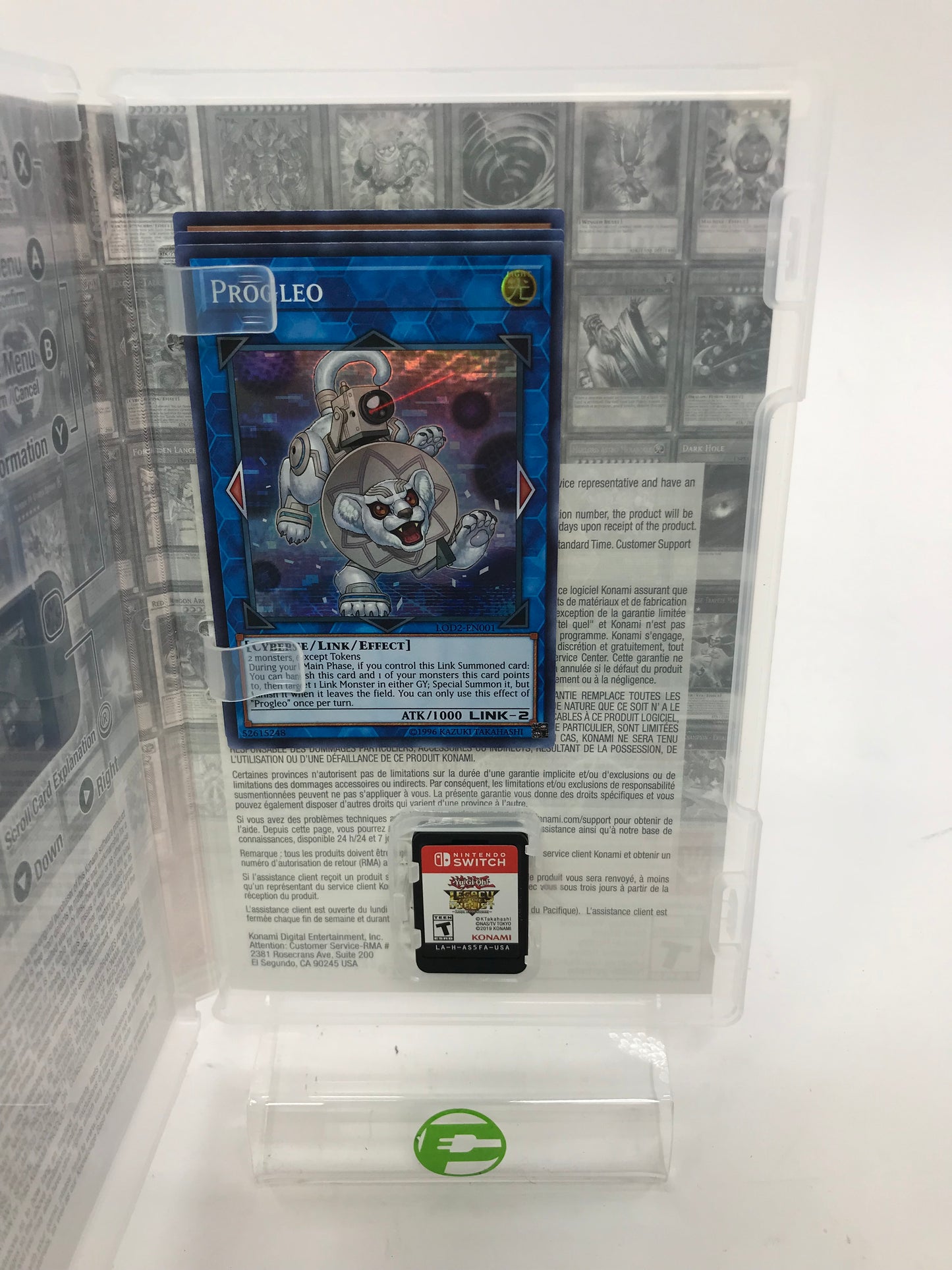 Yu-Gi-Oh Legacy of the Duelist: Link Evolution (Switch, 2019) CIB/Cards - Tested