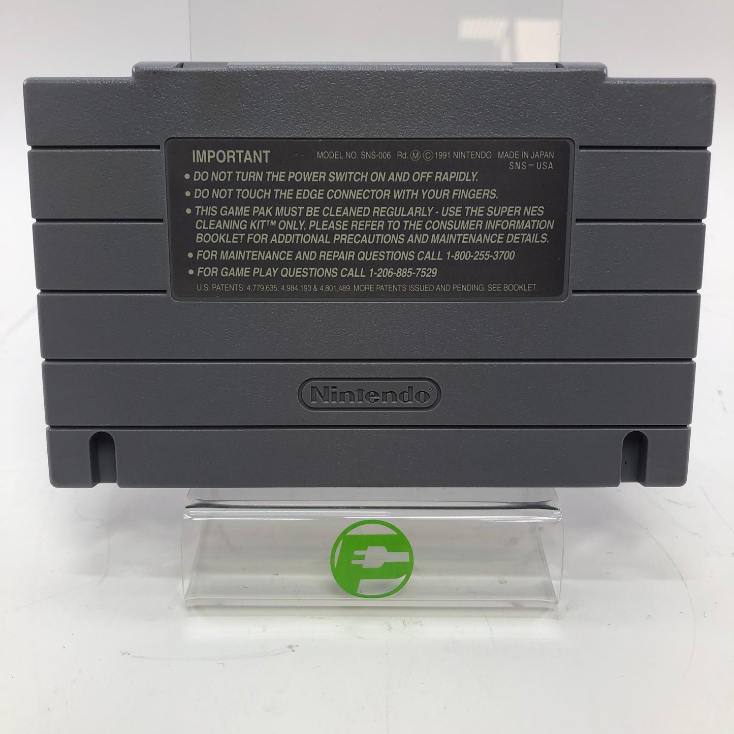 Joe and Mac (Super Nintendo SNES, 1992) Tested, Working, Cartridge Only
