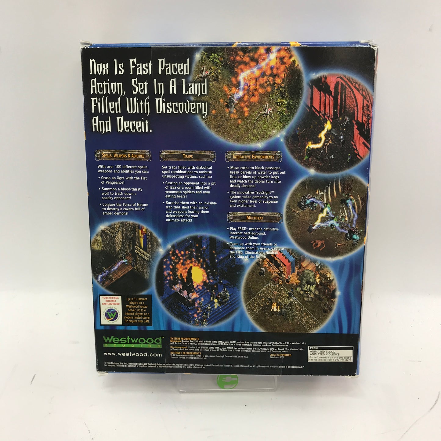 NOX (PC, 2000) Complete in Original Box IGN Yellow Lable CIB