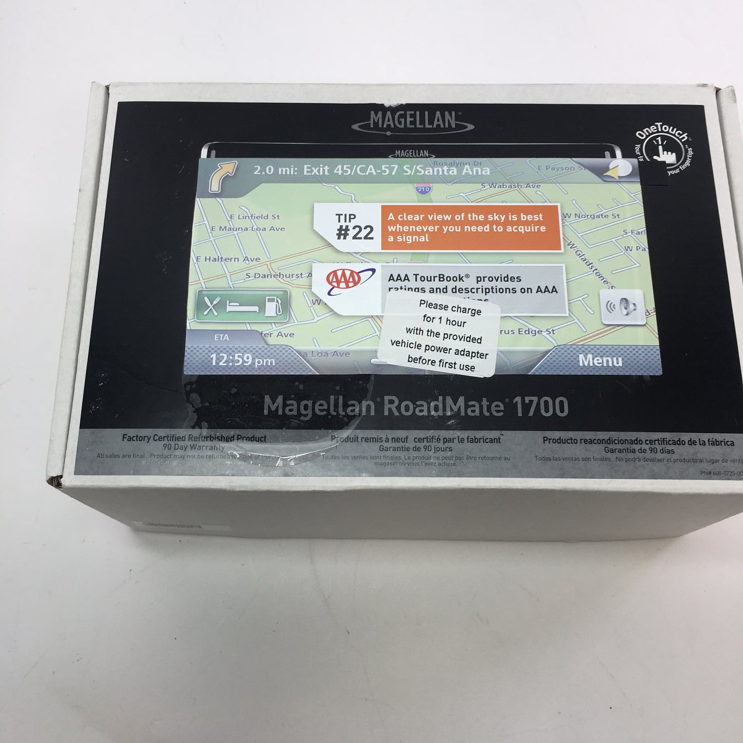 Magellan RoadMate 1700 GPS 608-0725-001A