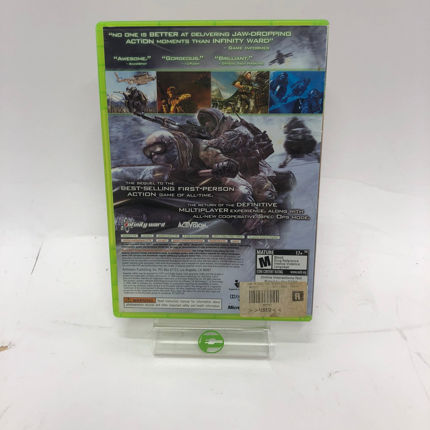 Call of Duty Modern Warfare 2 (Microsoft Xbox 360, 2009) CIB