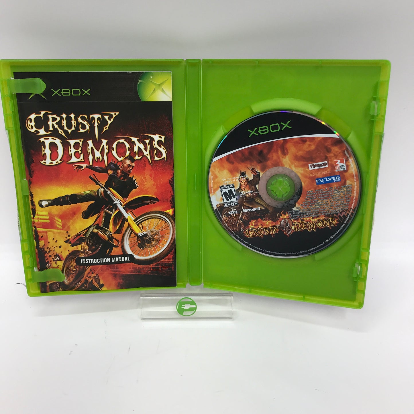 Crusty Demons (Microsoft Xbox, 2006) Complete in Original Box w Manual, CIB
