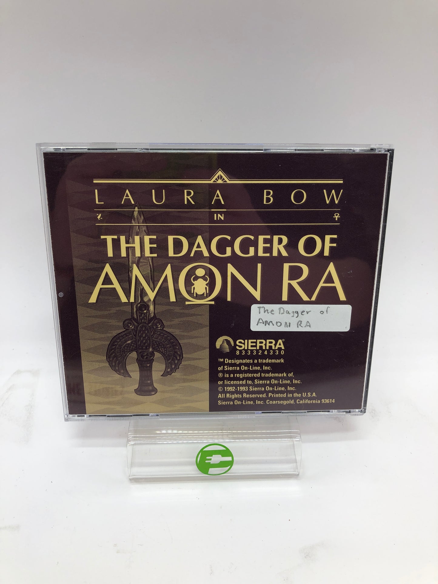 Laura Bow in The Dagger of Amon Ra (PC, 1991) Near Mint Disc