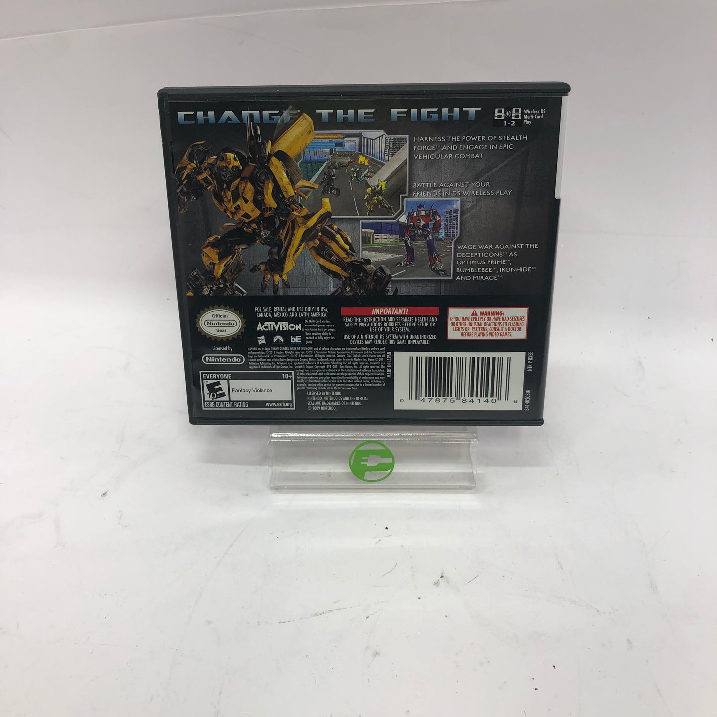 Transformers Game Collection, Nintendo DS, 4 Games