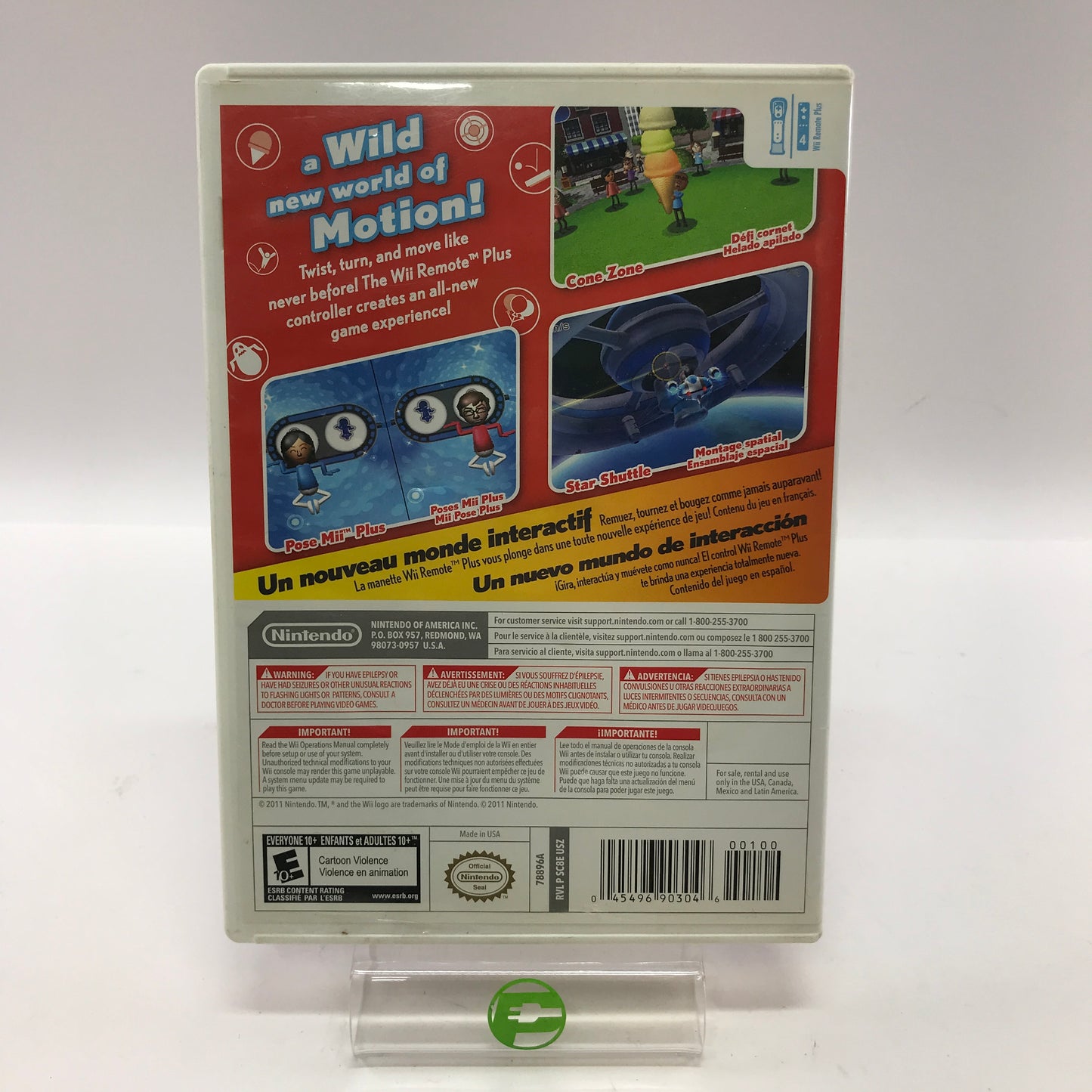 Wii Play Motion (Nintendo Wii, 2011) Tested Works