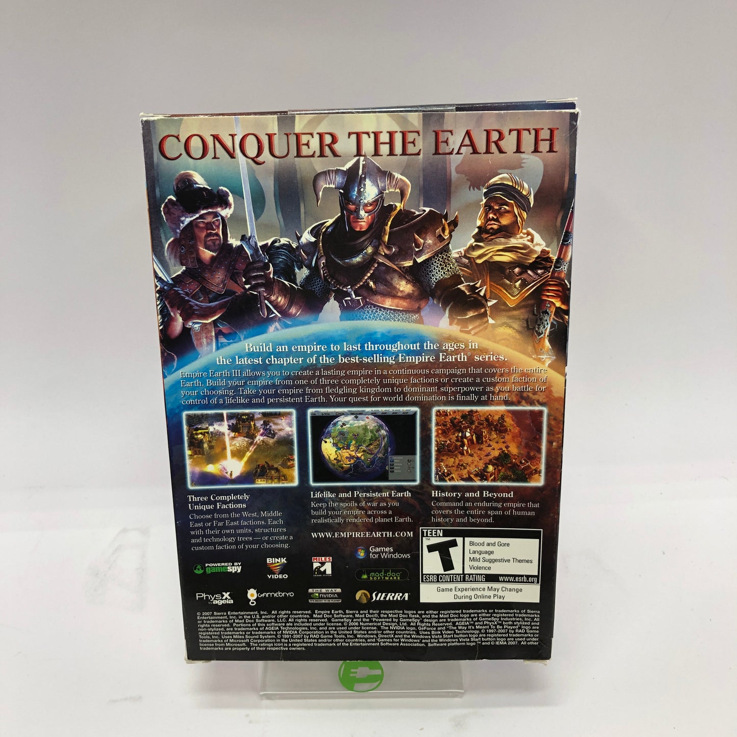 Empire Earth III (PC, 2007) Complete in Original Box w/ Manual, CIB
