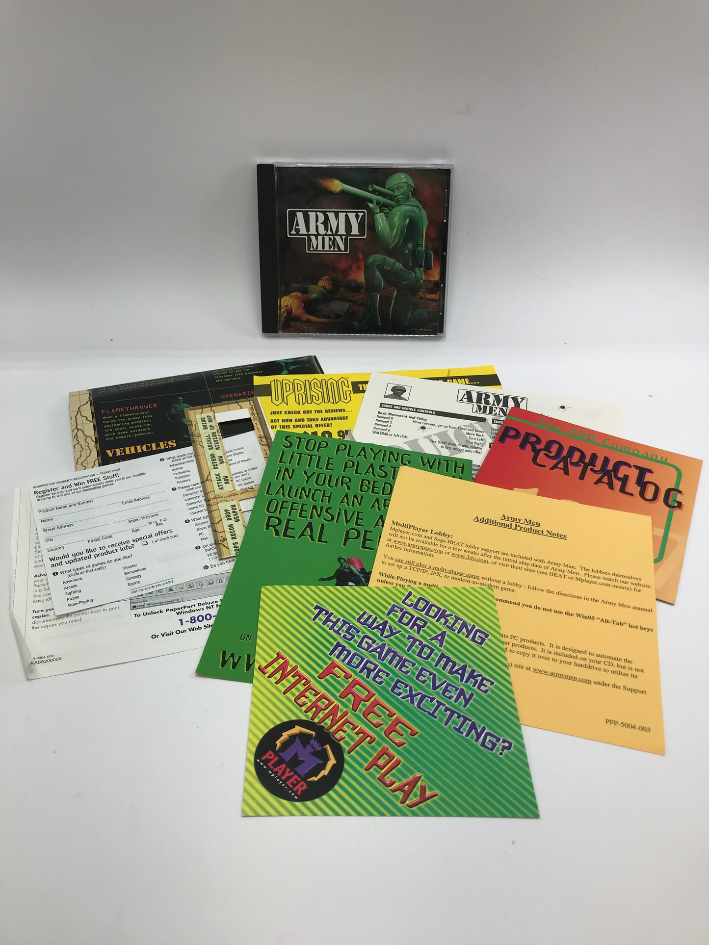 Army Men (PC, 1998) Complete in Original Box w/ Figures, CIB