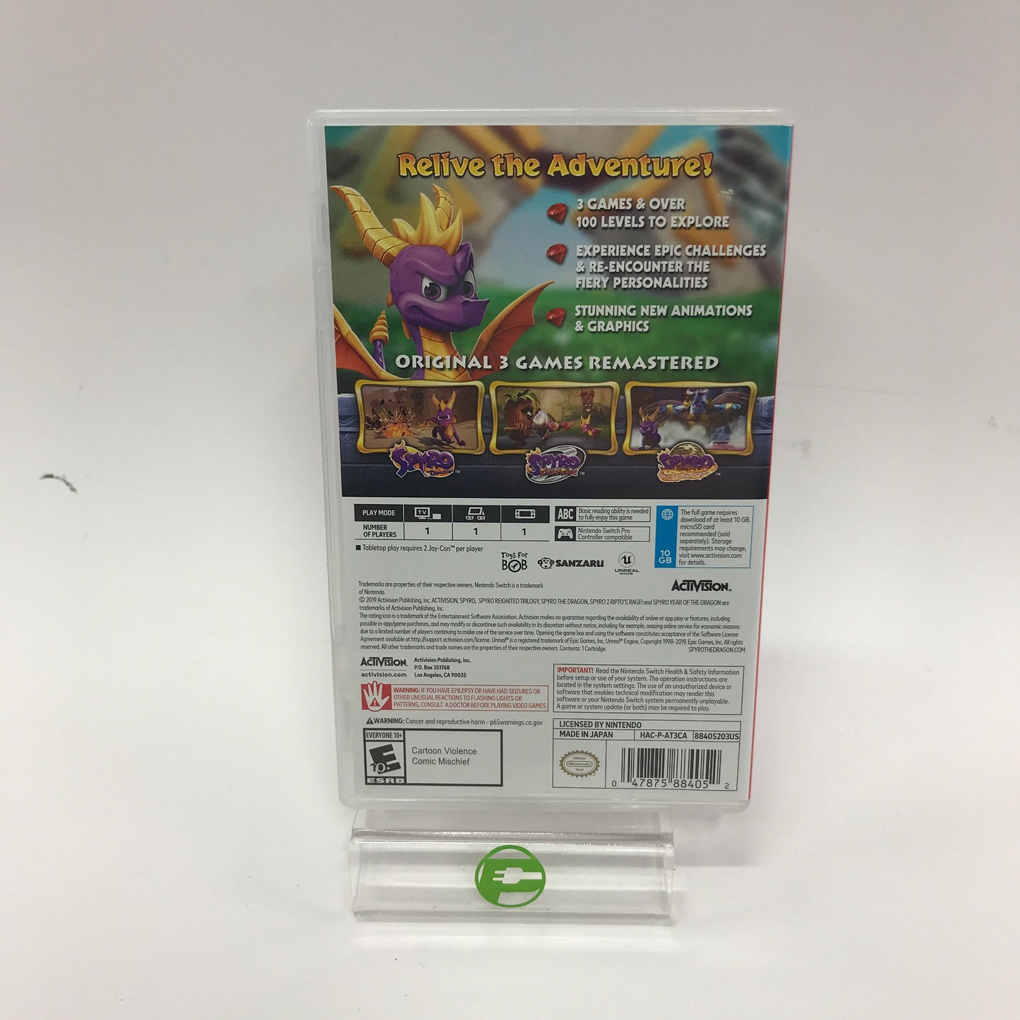 Spyro Reignited Trilogy (Nintendo Switch, 2019) CIB
