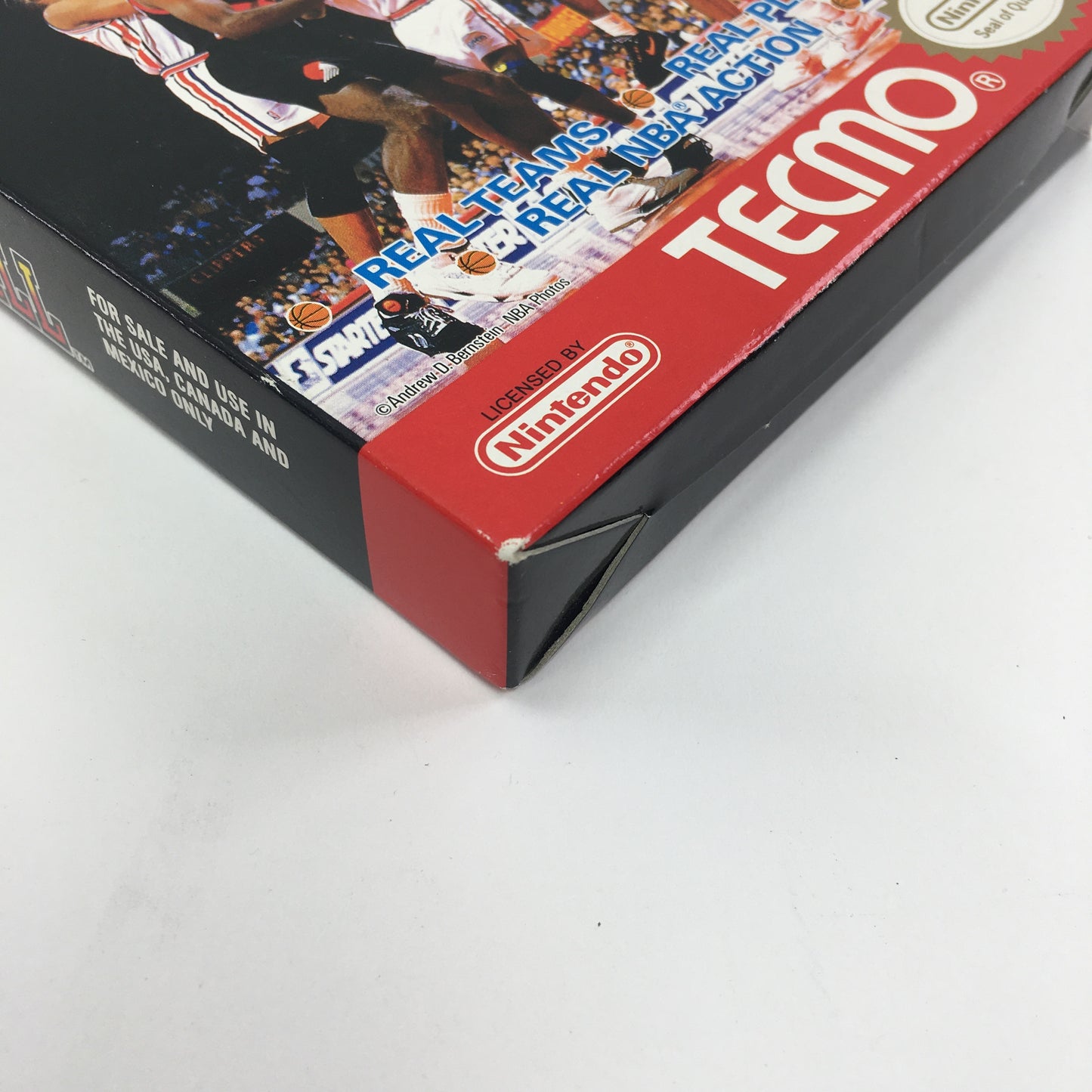 Tecmo NBA Basketball (Nintendo NES, 1992) Tested Original Box w Manual