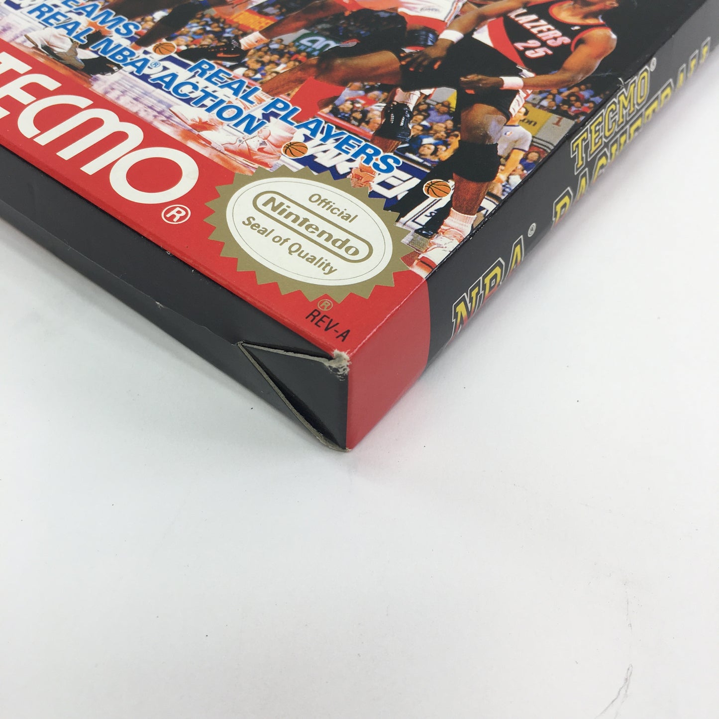 Tecmo NBA Basketball (Nintendo NES, 1992) Tested Original Box w Manual
