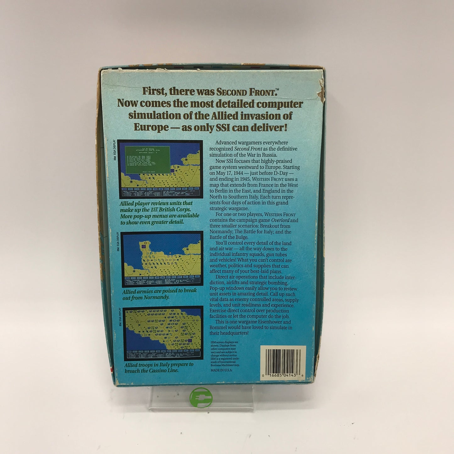 Western Front The Liberation of Europe 1944-1945 (PC, 1991) Complete in Box, CIB