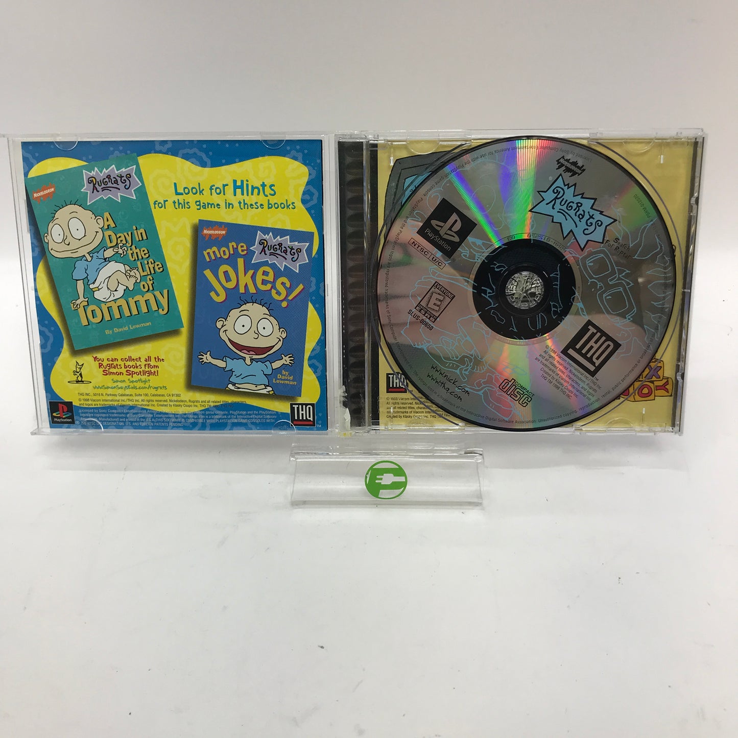 Rugrats Search for Reptar (Sony PlayStation 1 PS1, 1998) CIB w Registration Card