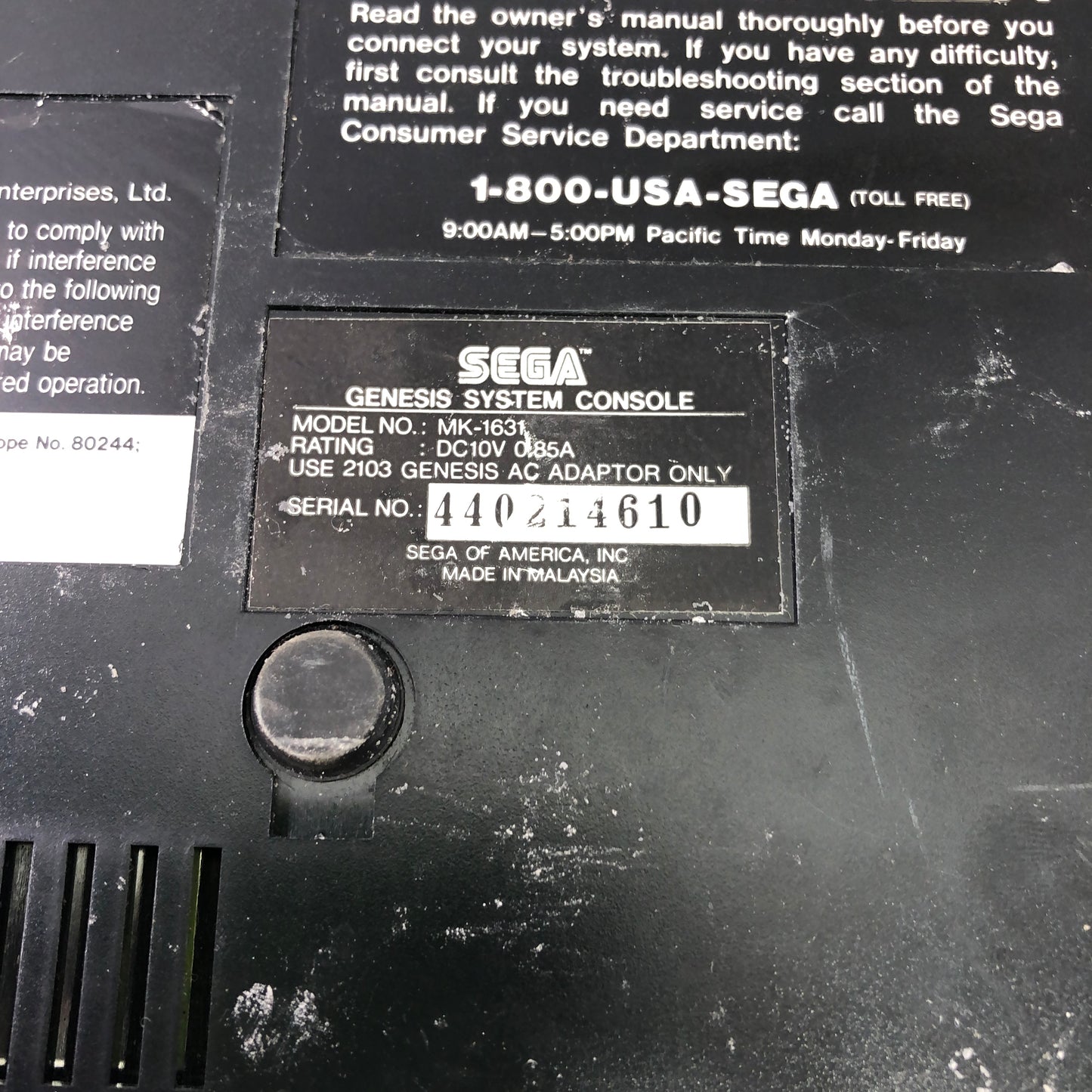 Broken Sega Genesis Model 2 Video Game Console Lot of 4 MK-1631 Parts or Repair