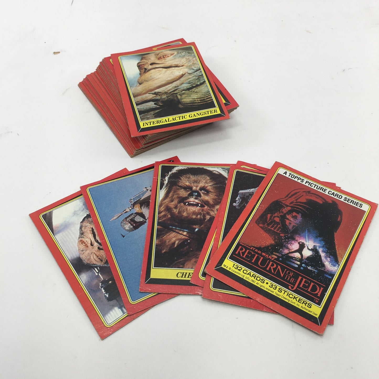 Topps Star Wars: Return of the Jedi Picture Cards Trading Cards, Lot of 44
