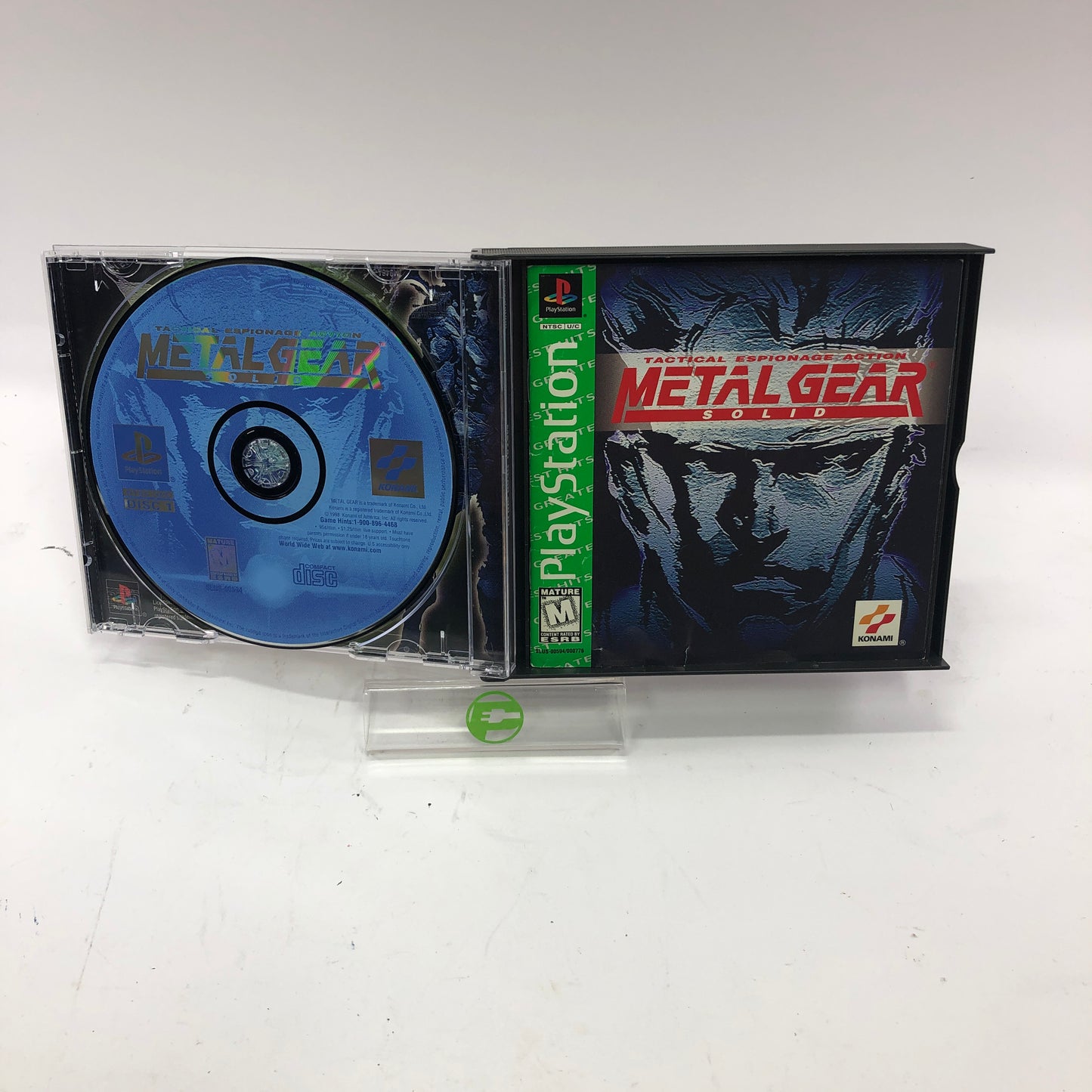 Metal Gear Solid (Sony PlayStation 1 PS1, 1998) w/ Original Case