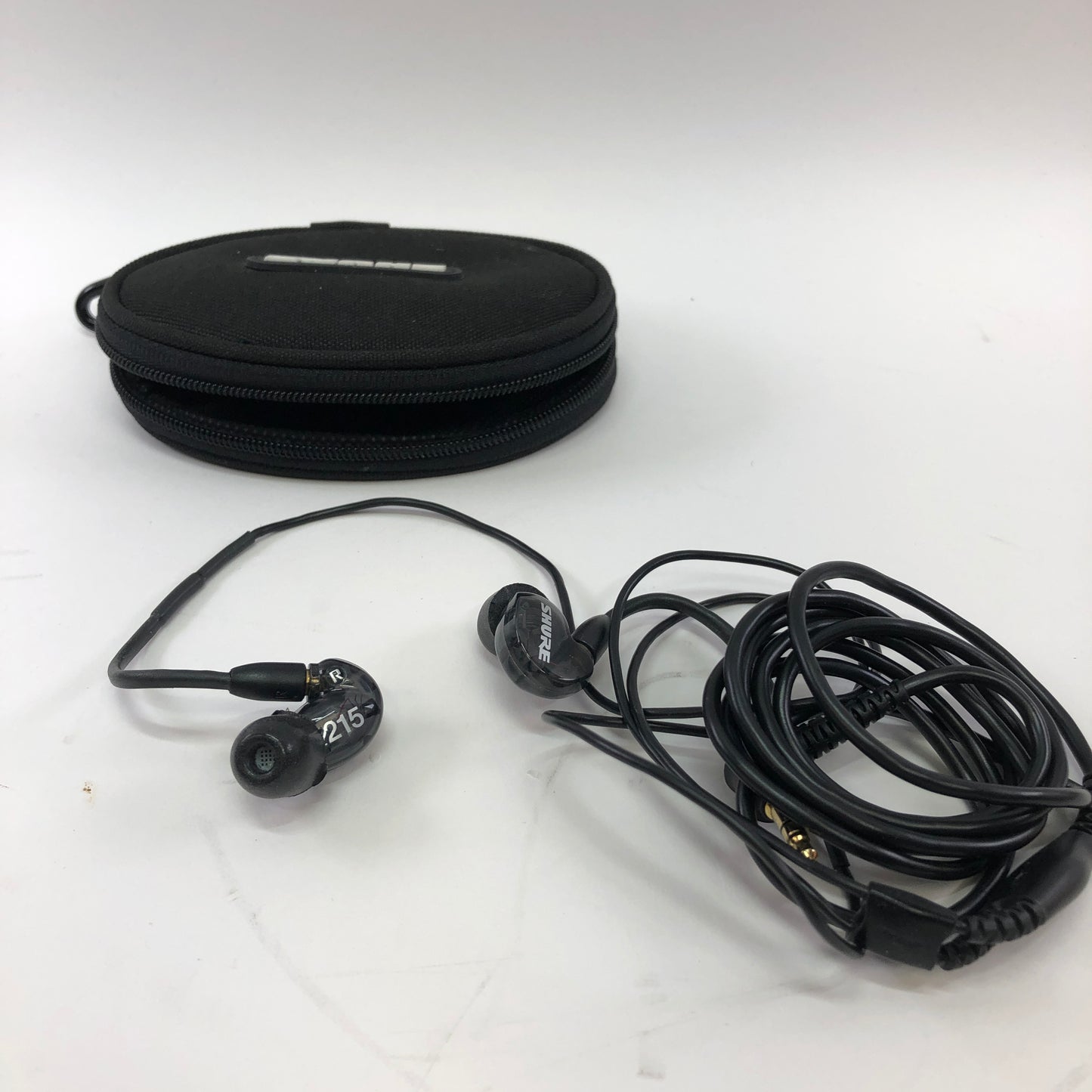 Shure SE215 Wired In-Ear Headphones Black w Carrying Case