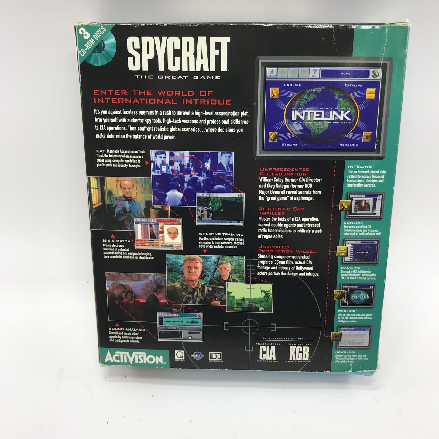 Spycraft: The Great Game (PC, NaN) Complete in Original Box, CIB