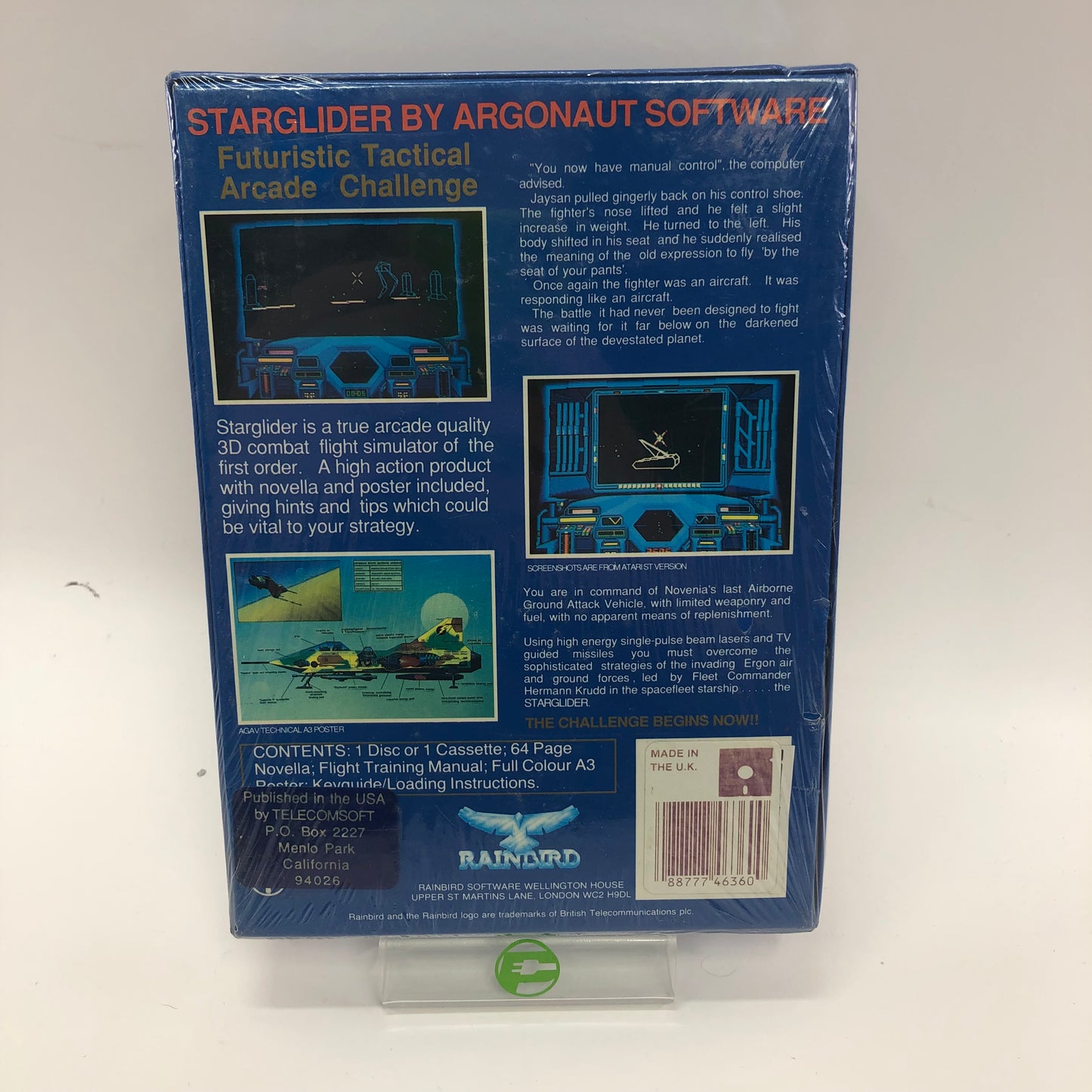 New Starglider (Commodore 64, NaN) Factory Sealed, Big Box