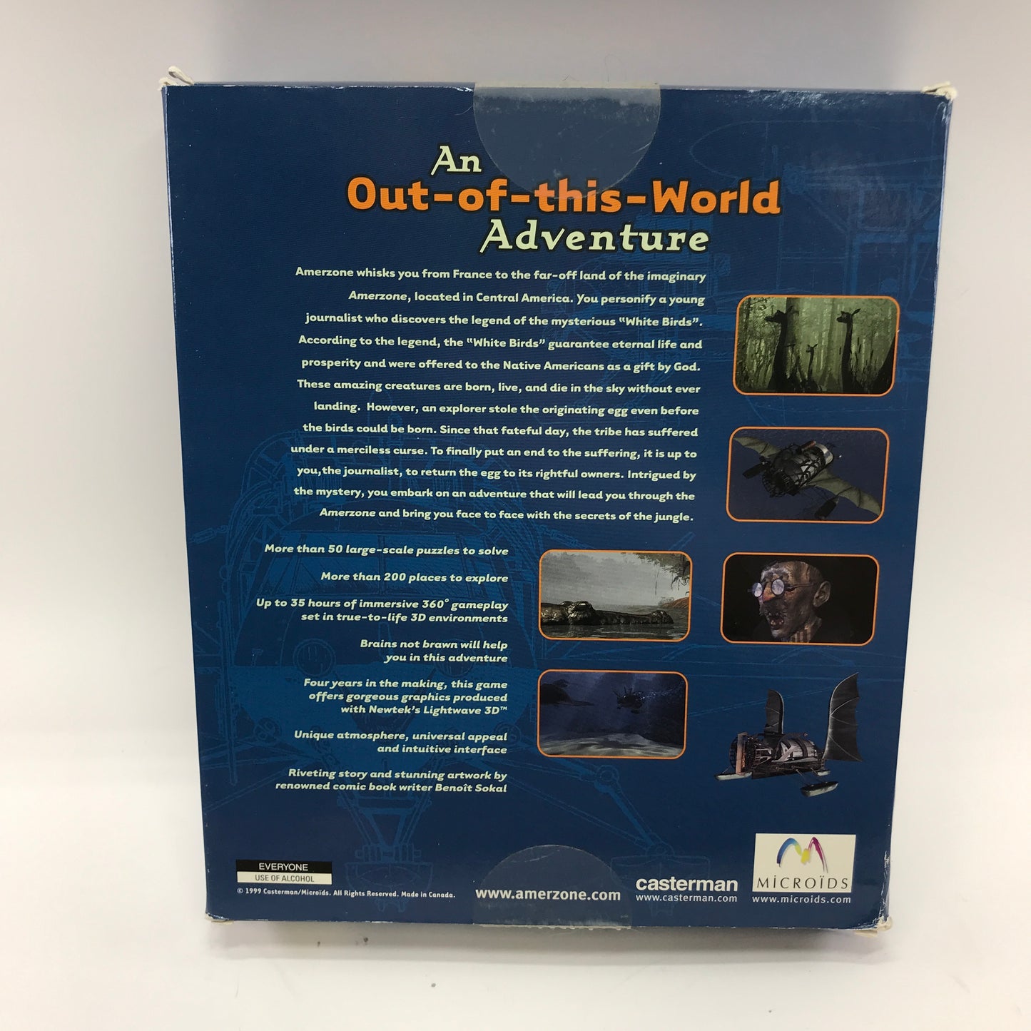 Amerzone: The Explorer's Legacy (PC, 1998) Complete in Original Big Box. CIB