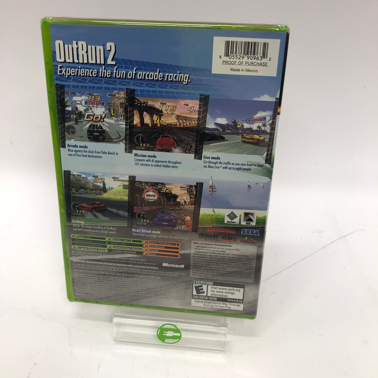 New OutRun 2 (Microsoft Xbox, 2004) Factory Sealed