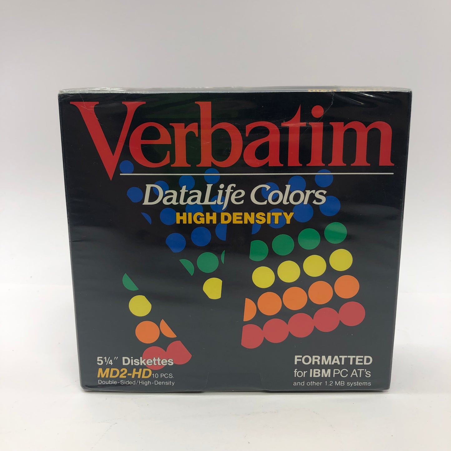 New Verbatim MD2-HD DataLife Colors 5.24" Floppy Disks 87324 Factory Sealed
