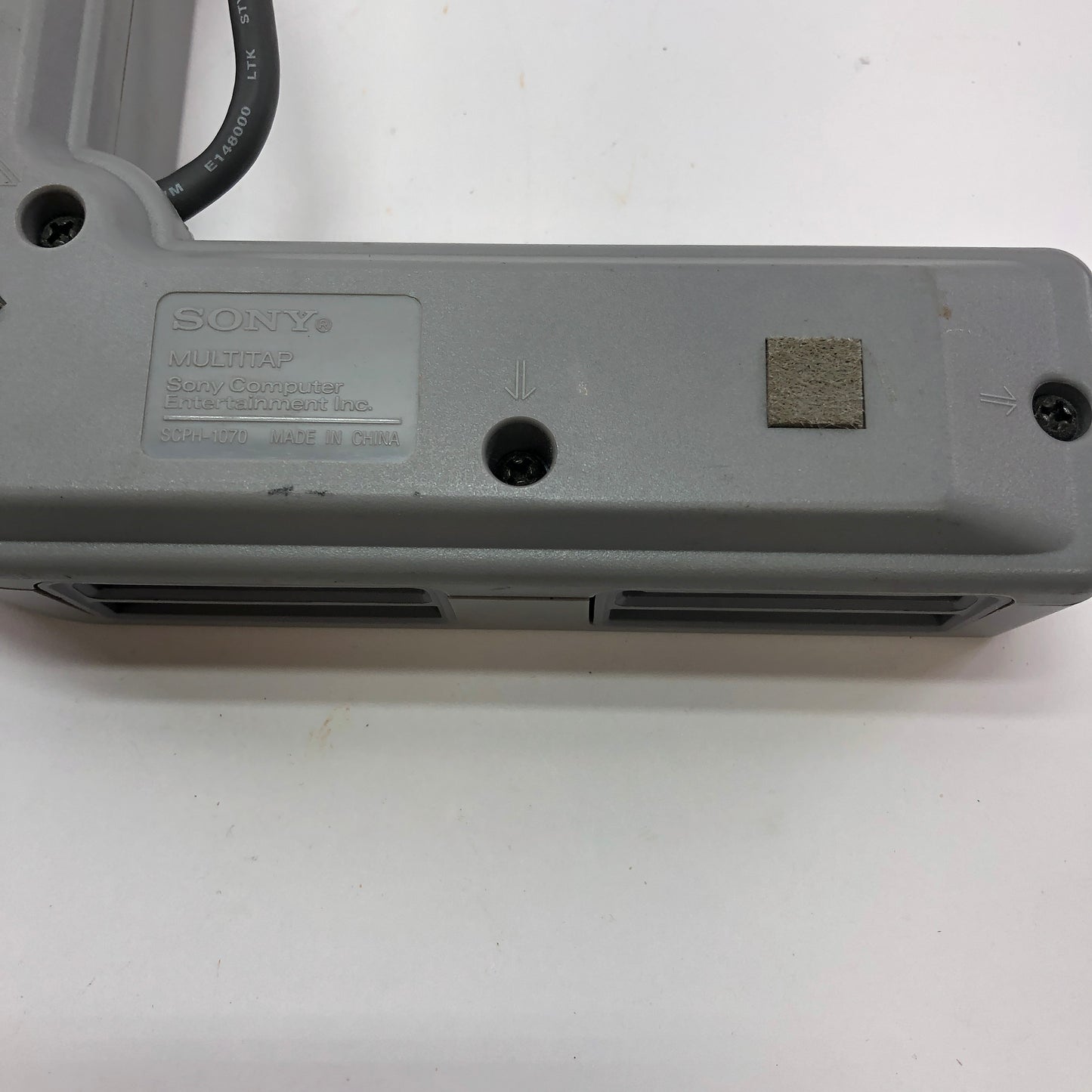Sony Playstation 1 PS1 Multitap Black SCPH-1070 4 Player Adapter for PS1