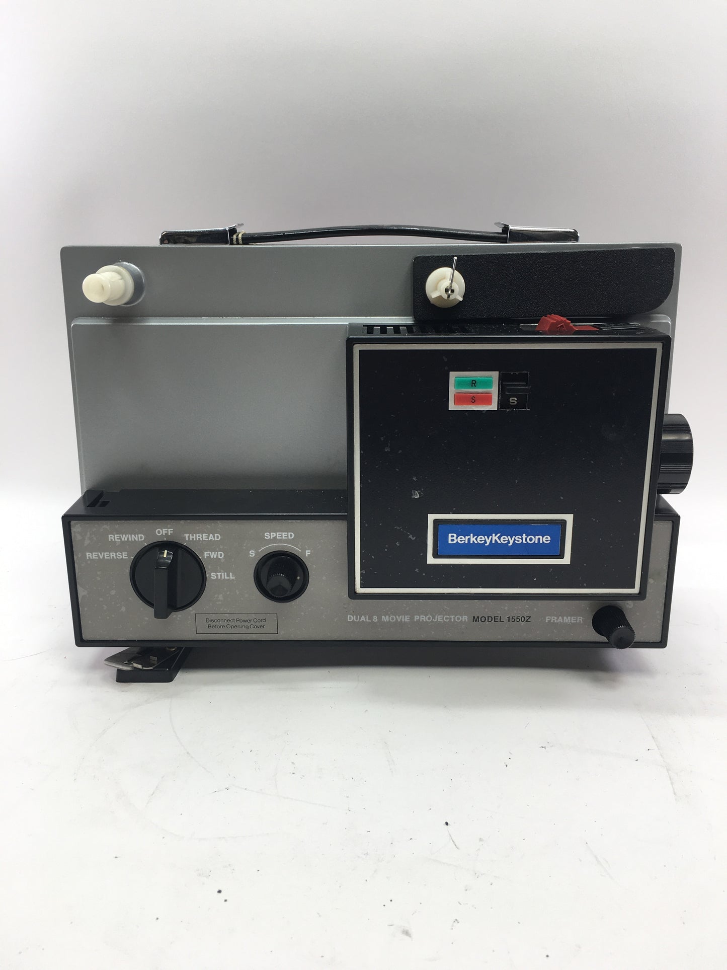 Broken Berkey Keystone Dual 8 Movie Projector 8mm Film Projector 1550Z - READ