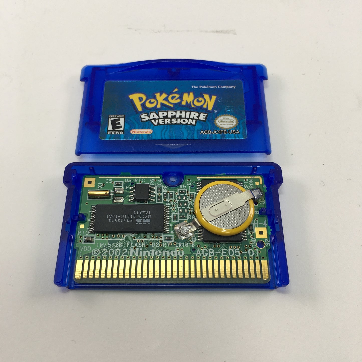 Pokemon Sapphire (Nintendo GameBoy Advance, 2003), Tested and Saves