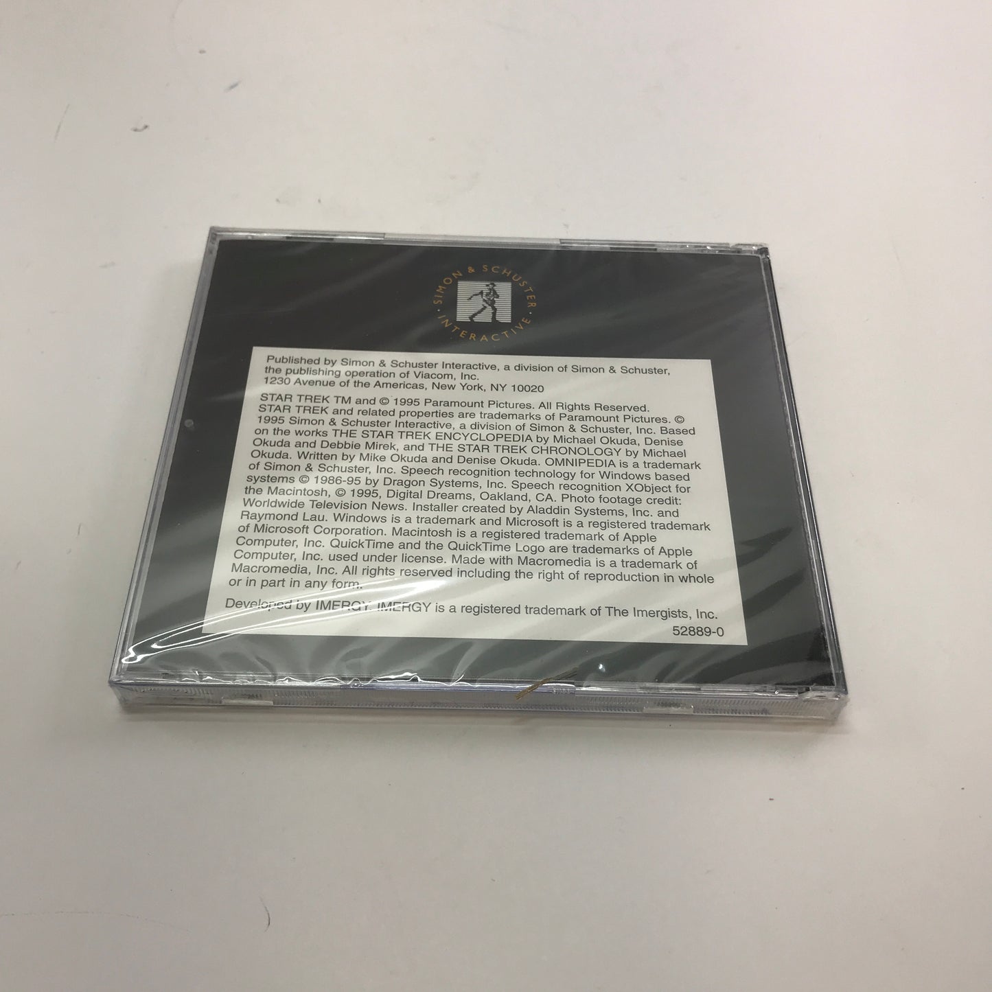 Star Trek Omnipedia (PC, 1995) Complete in Original Box, CIB