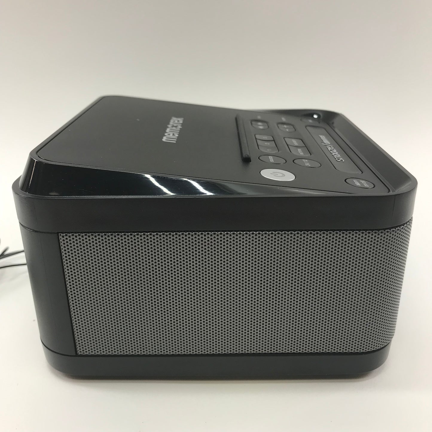 Memorex MC8431 Digital Alarm Clock - 2 USB-A Charging Ports