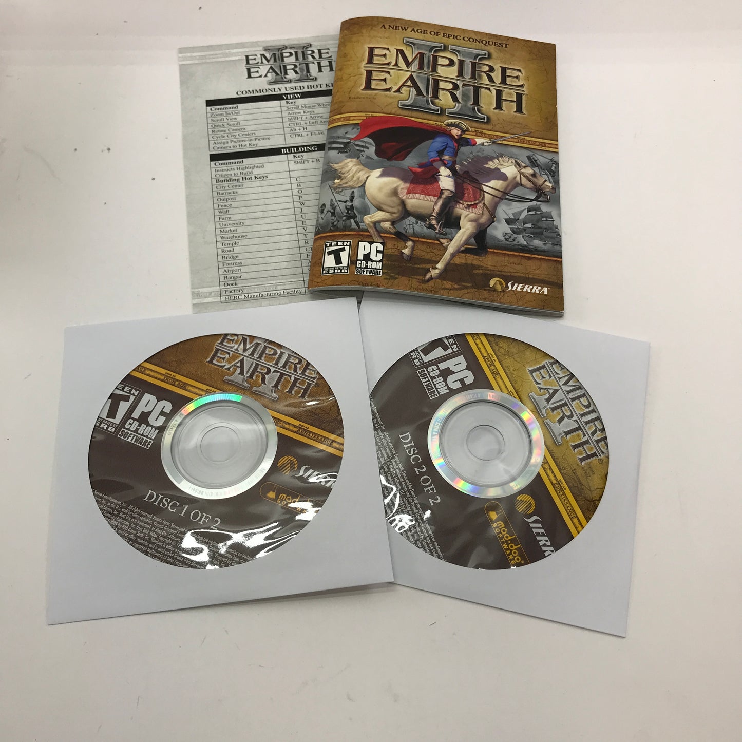 Empire Earth II (PC, 2005) Complete in Original Box w/ Manual, CIB