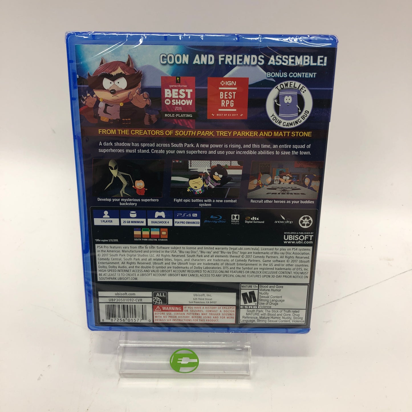 New South Park: The Fractured But Whole (Sony PlayStation 4 PS4, 2017) Sealed