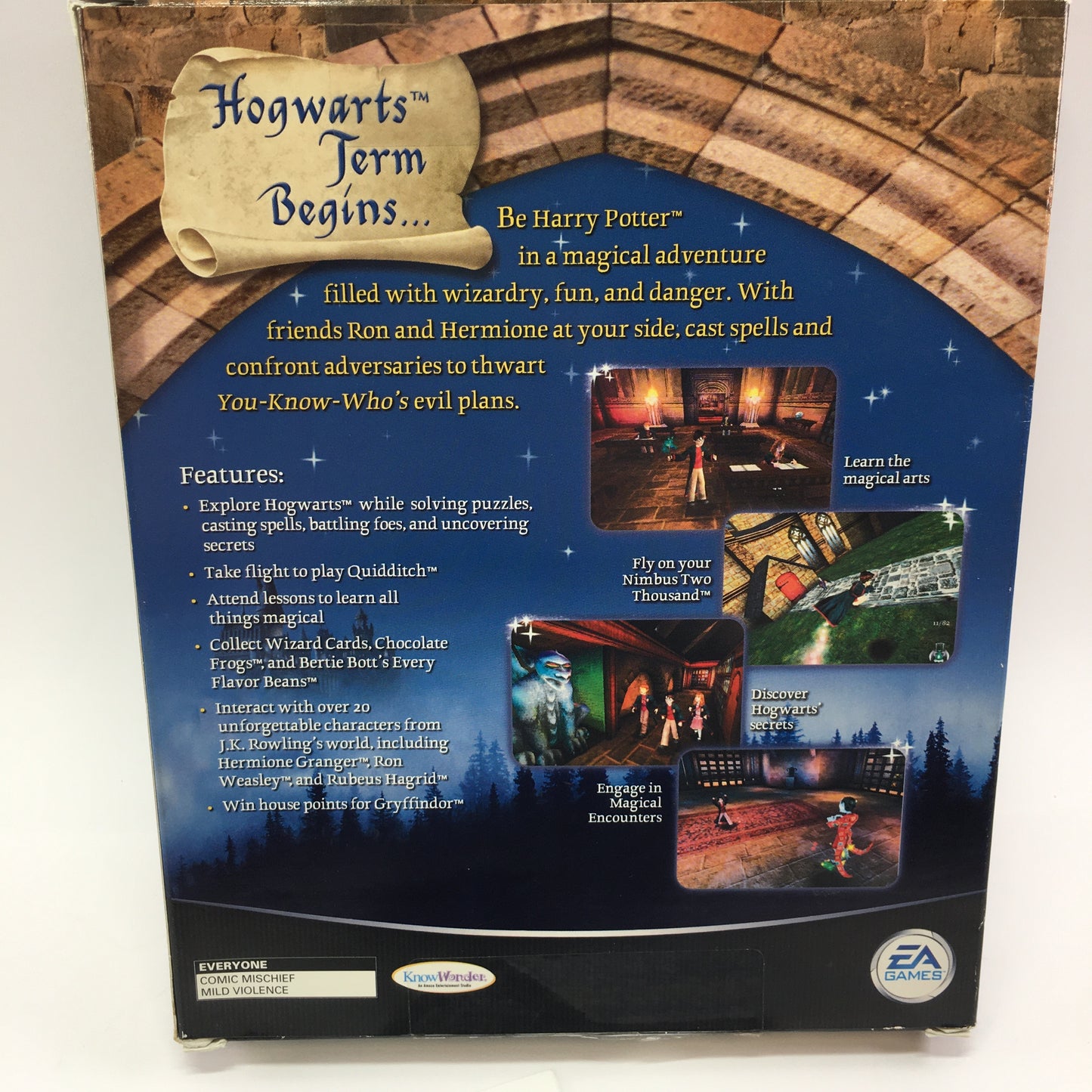 Harry Potter and the Sorcerer's Stone (PC 2001) Complete in Original Big Box CIB