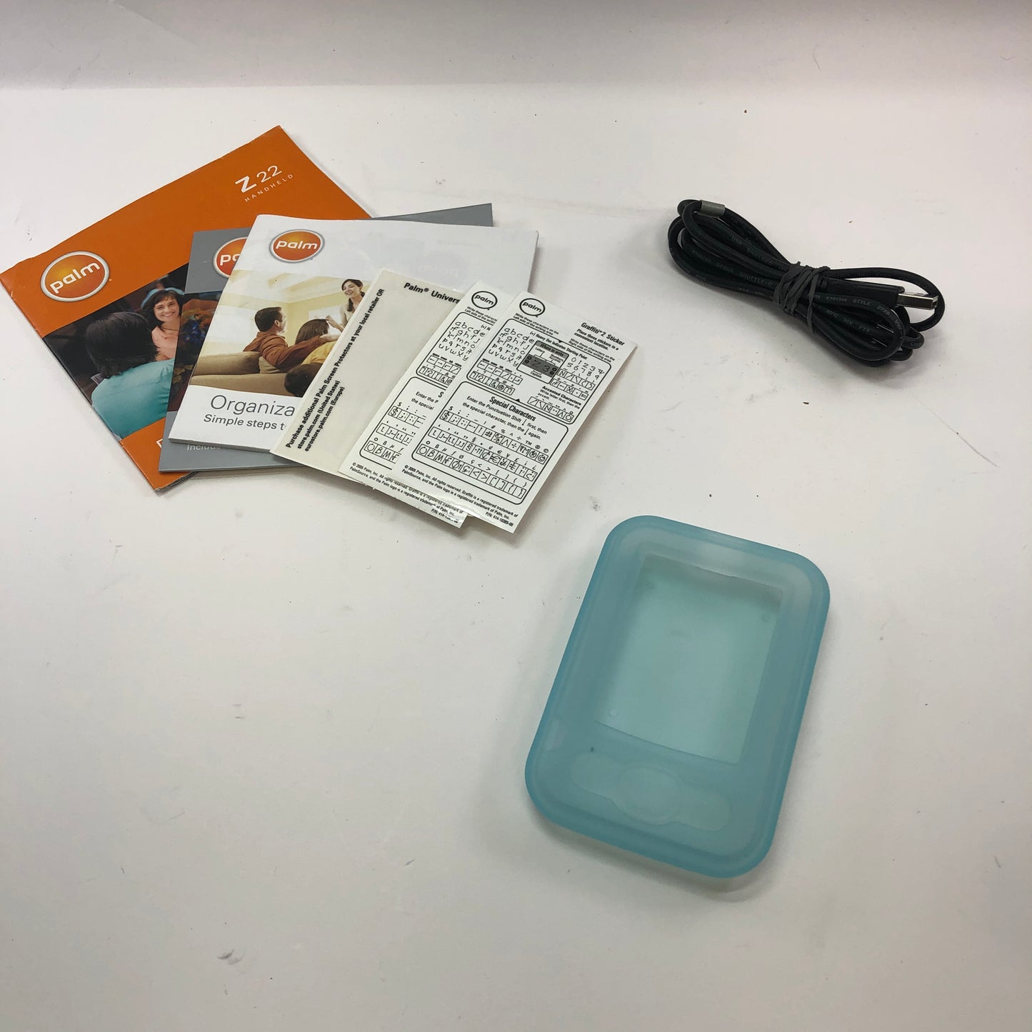 2 Broken Palm Zire 71 Handheld IDA Organizer Parts Only w Installation CD's