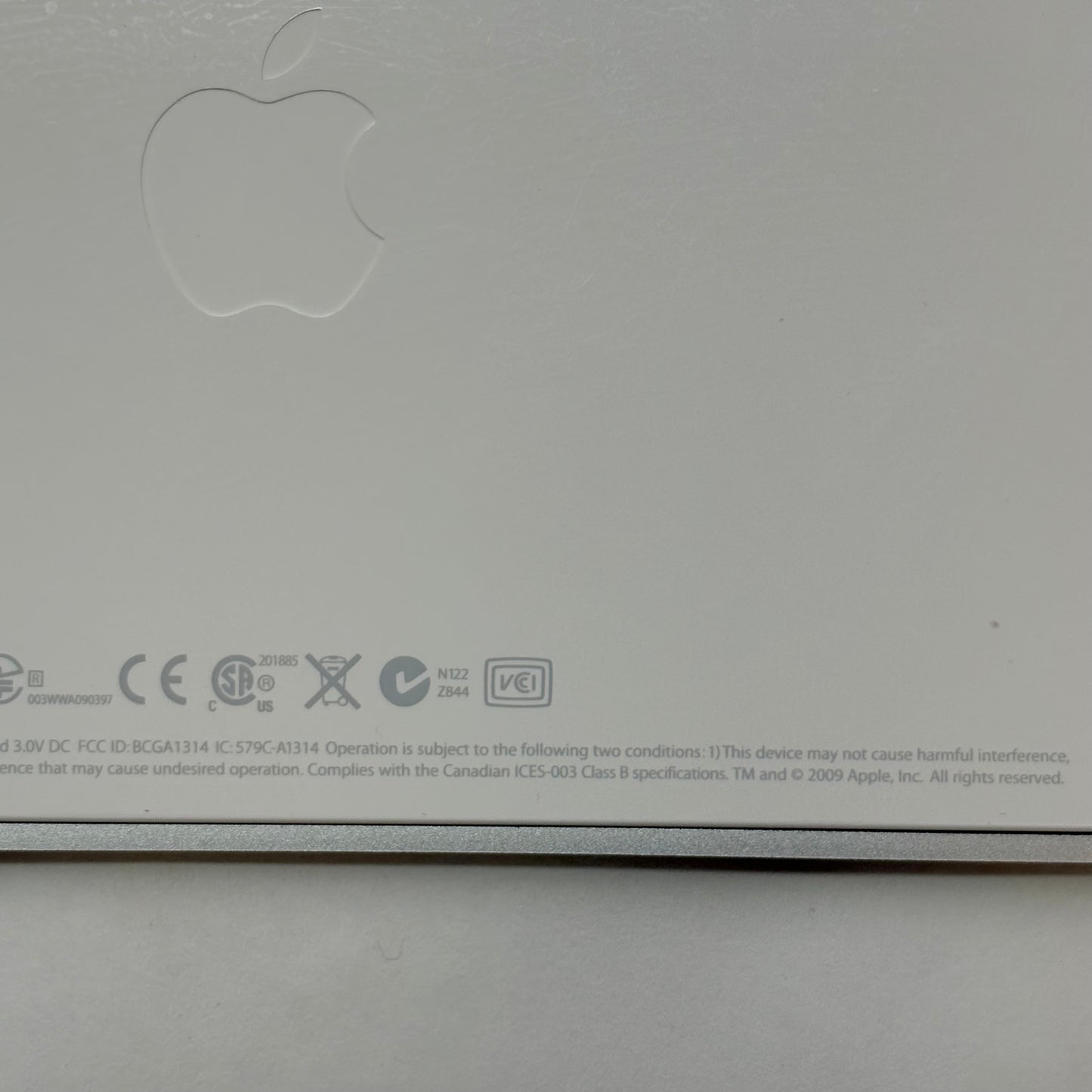 Apple Wireless Keyboard A1314 Silver