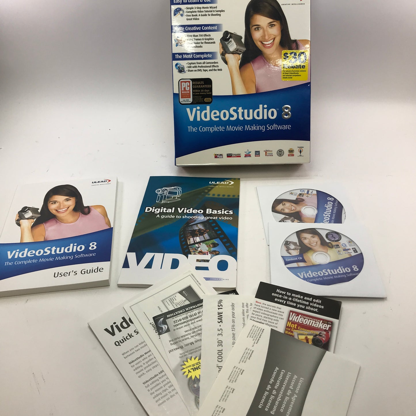 New Ulead VideoStudio 8 Complete Movie Making Software