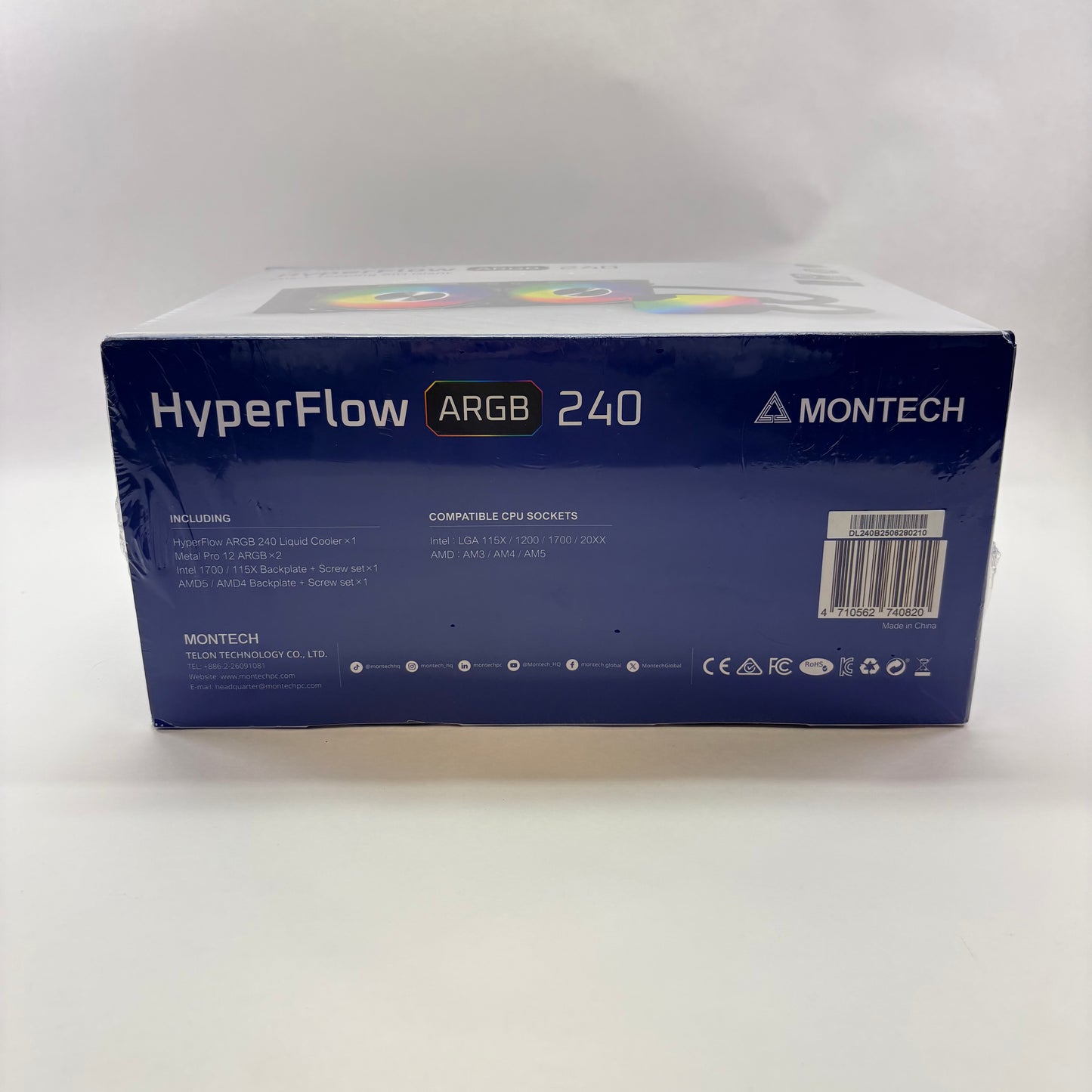 New Montech Hyperflow ARGB 240 Liquid Cooler 4710562740820