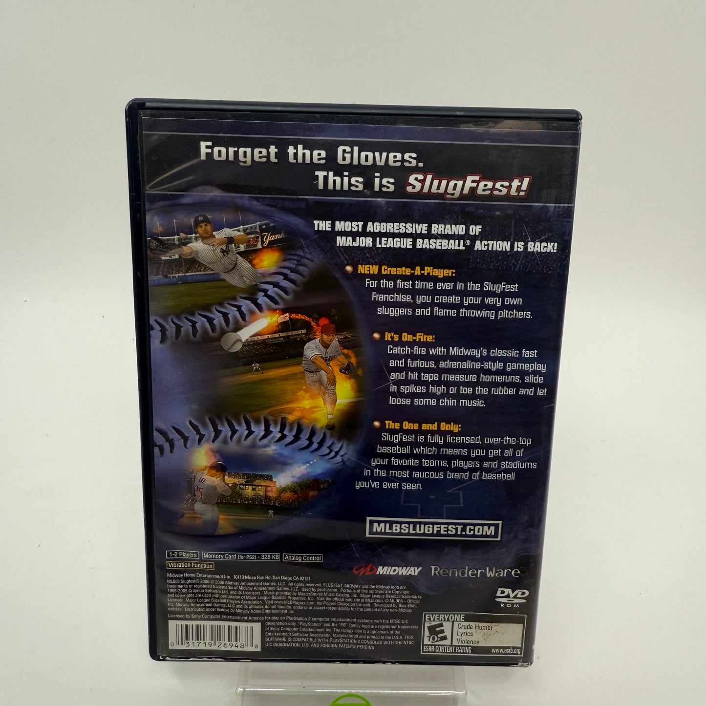 MLB Slugfest 2006 (Sony PlayStation 2 PS2, 2006)