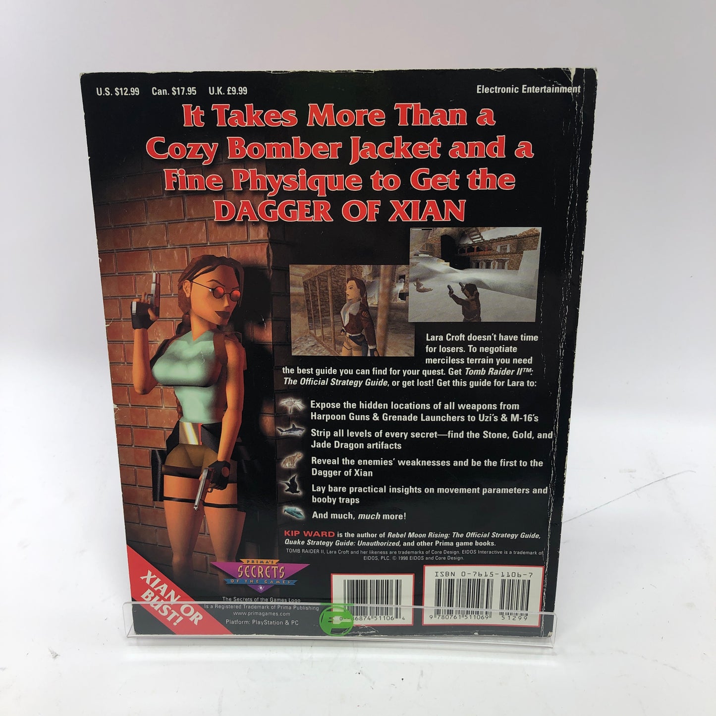 Tomb Raider II (Sony PlayStation 1 PS1, 1996) CIB w/ Official Strategy