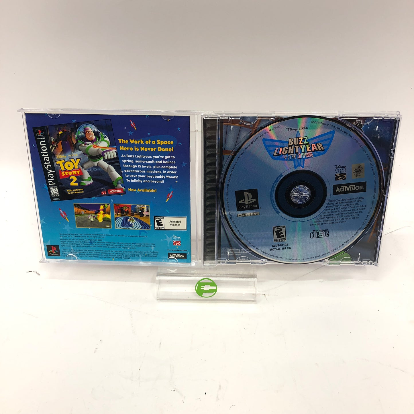 Buzz Lightyear of Star Command (Sony PlayStation 1 PS1, 2000) CIB w Registration