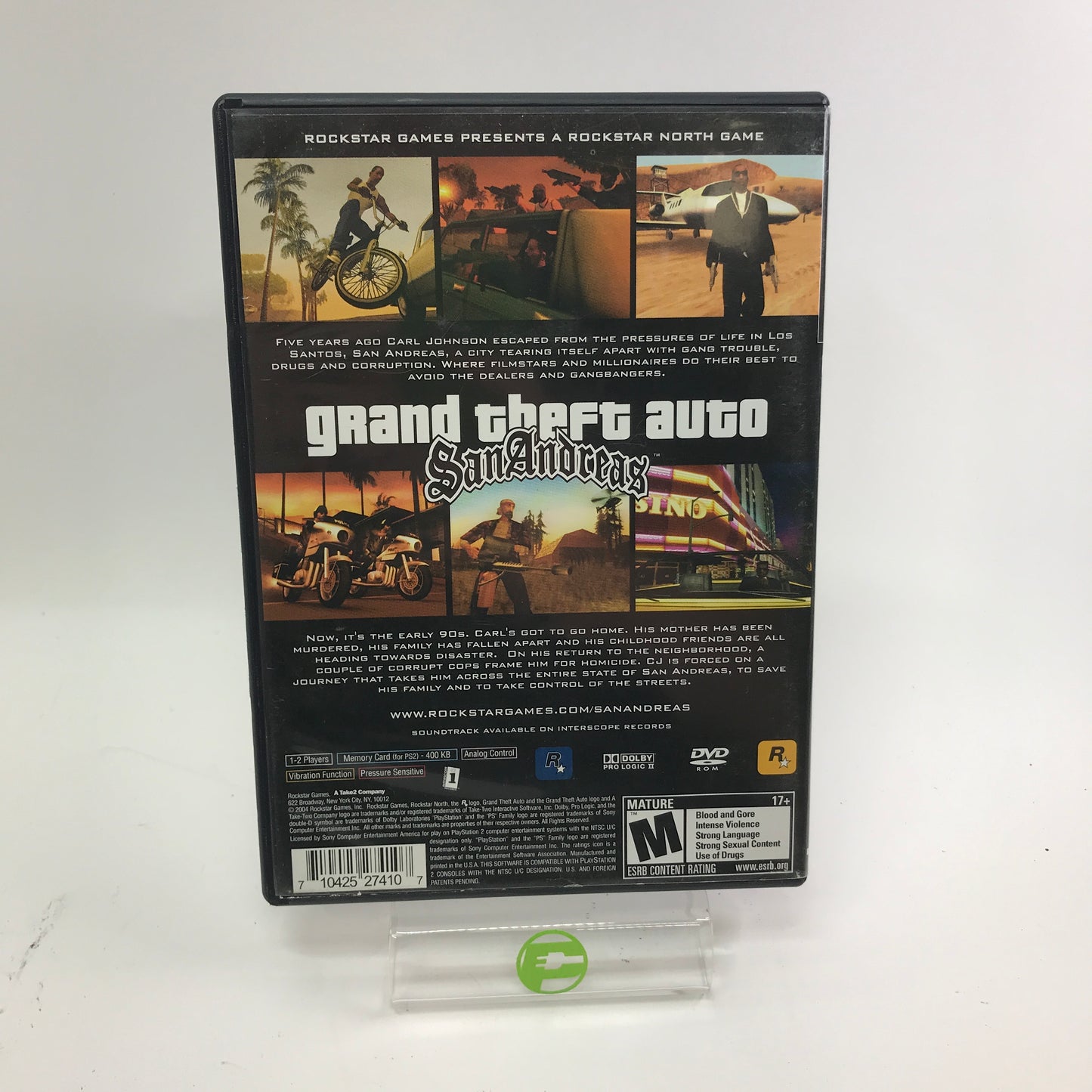 Grand Theft Auto Sand Andreas and Vice City Playstation 2 PS2