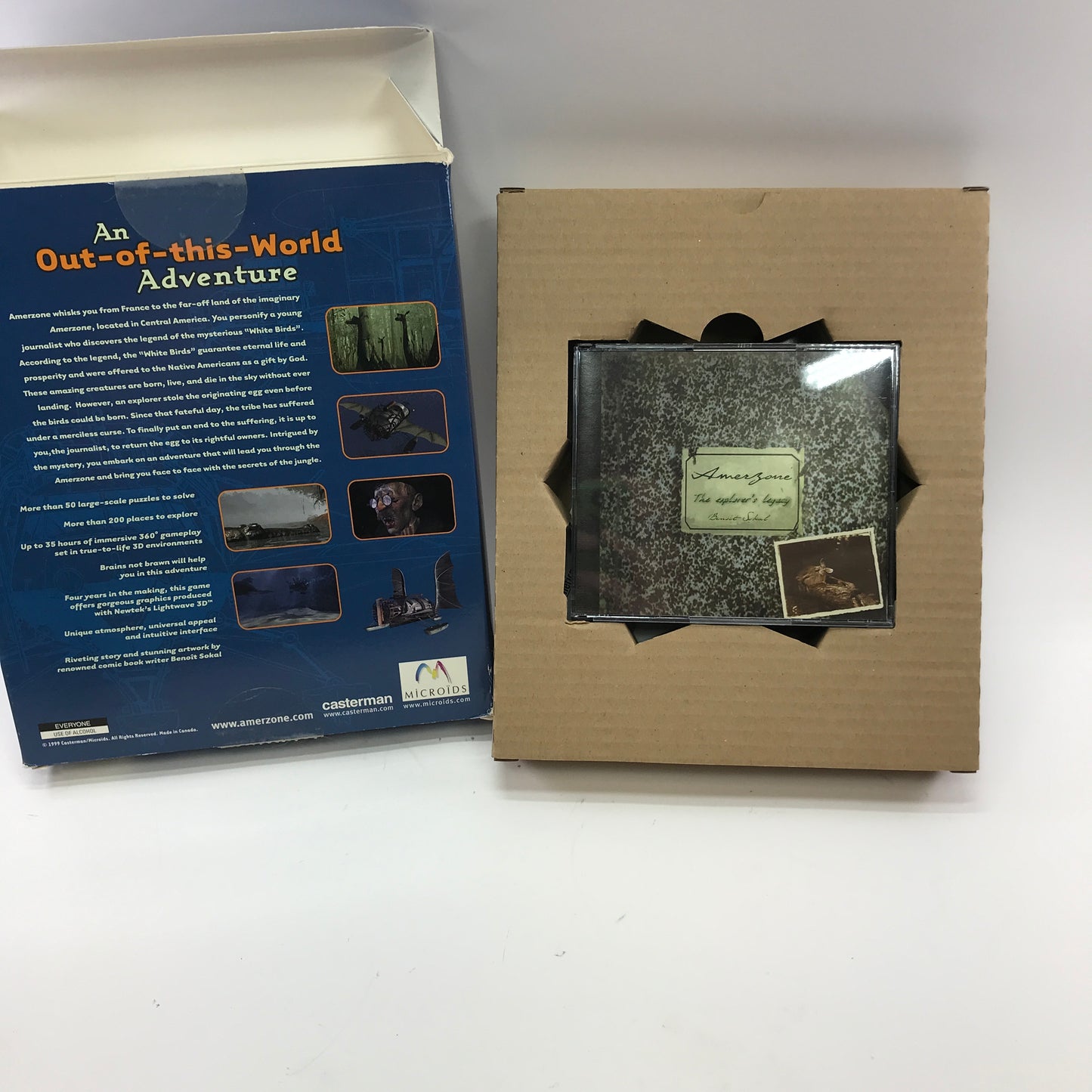 Amerzone: The Explorer's Legacy (PC, 1998) Complete in Original Big Box. CIB