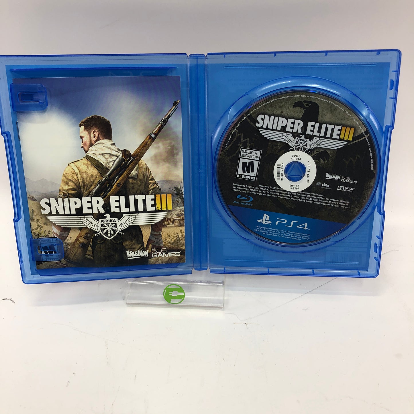Sniper Elite III (Sony PlayStation 4 PS4, 2014) Complete in Box w/ Manual, CIB