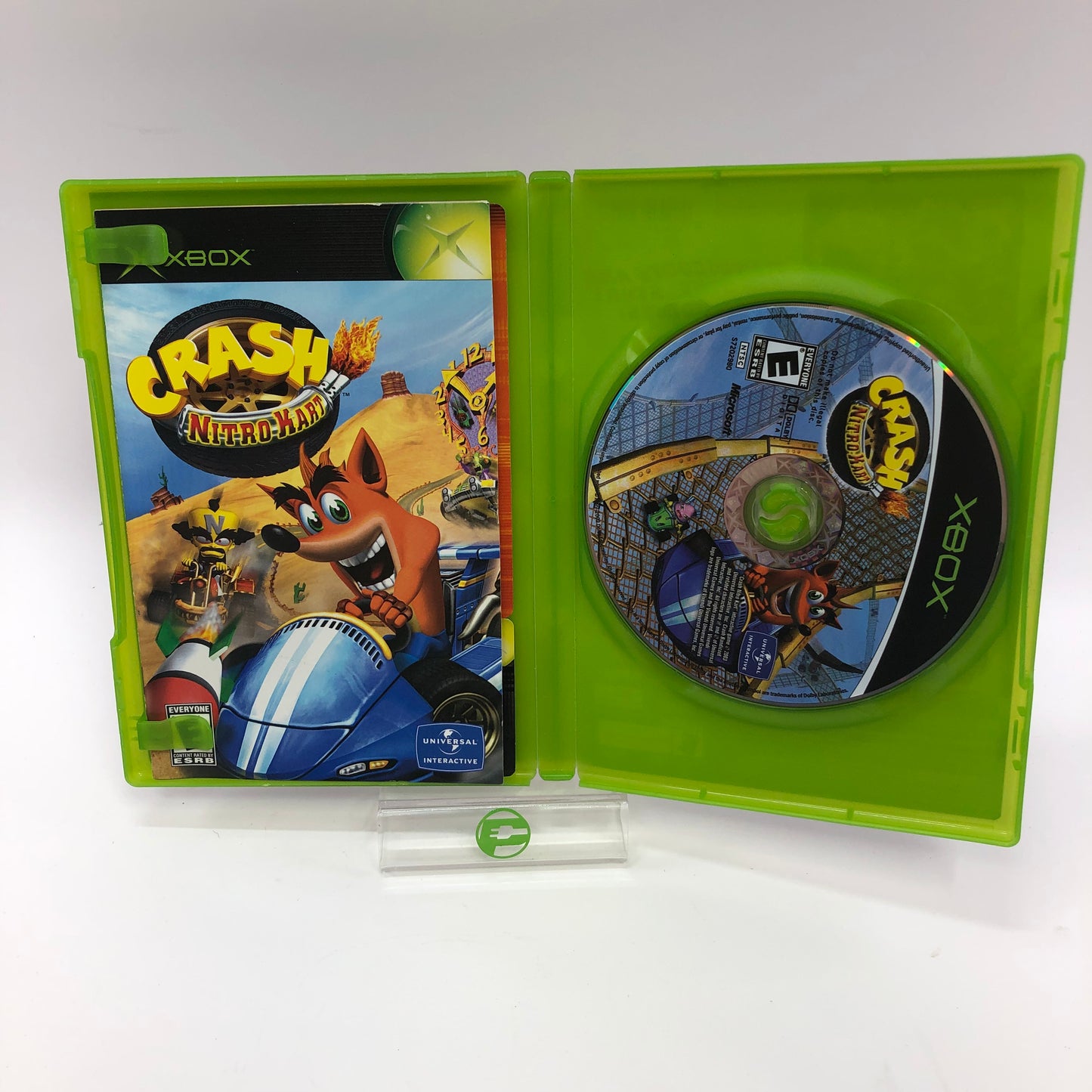 Crash Nitro Kart (Microsoft Xbox, 2003) CIB w Registration Card